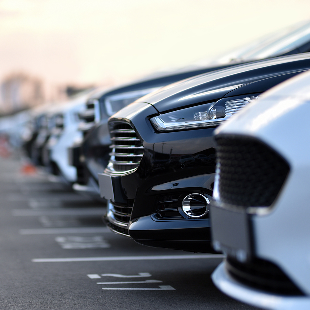 cars in car park